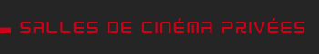 Ciné Lounge vous présente ses différentes réalisations et projets de salles de cinéma dédiées ou family room